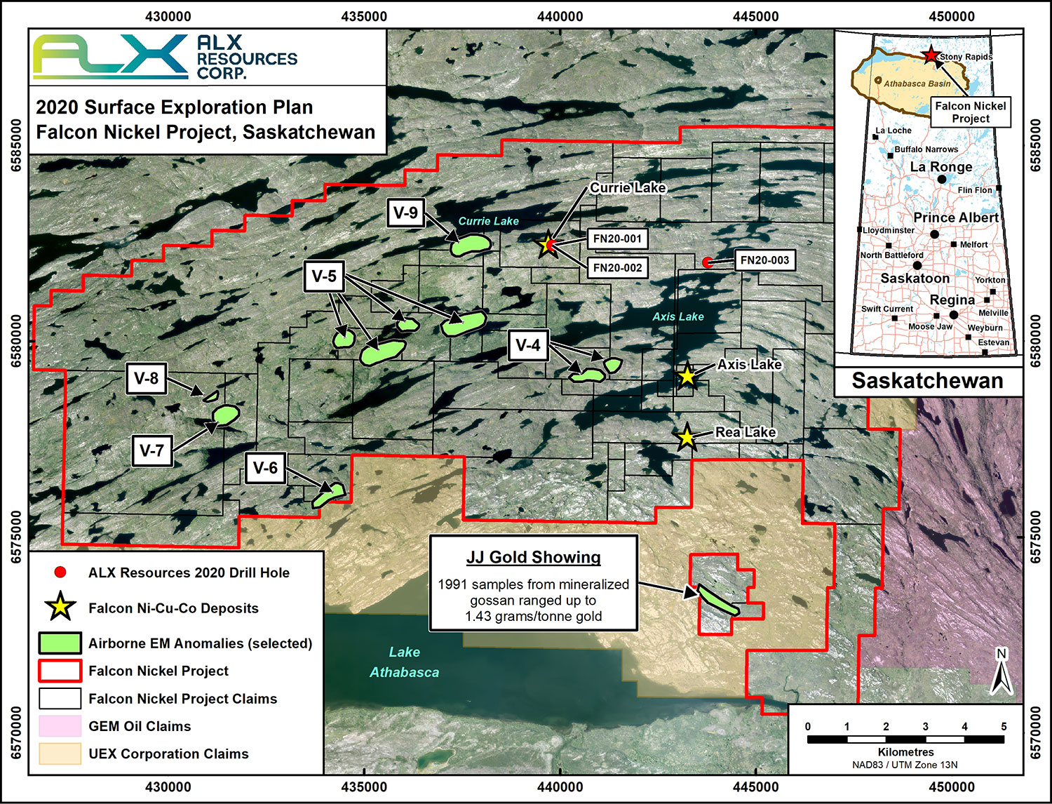 2020 surface exploration plan, Firebird Nickel