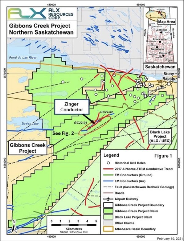 Gibbons Creek project map